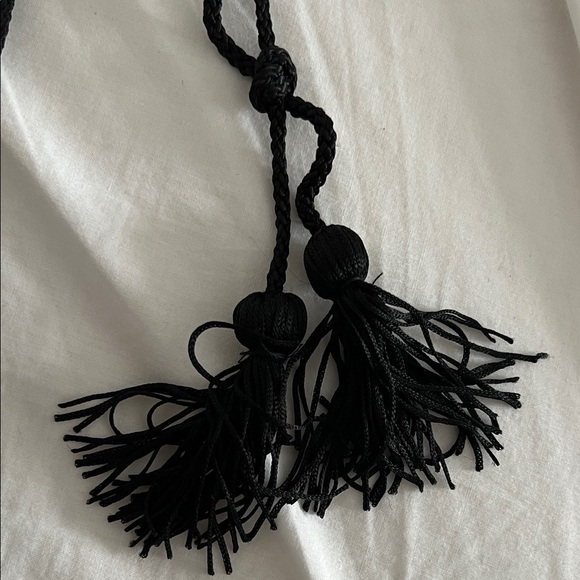 Vintage La Regale Black Lace Purse with Rhinestone Accent - Picture 8 of 8